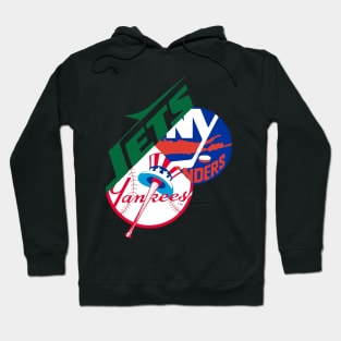 Jets Yankees islanders Hoodie